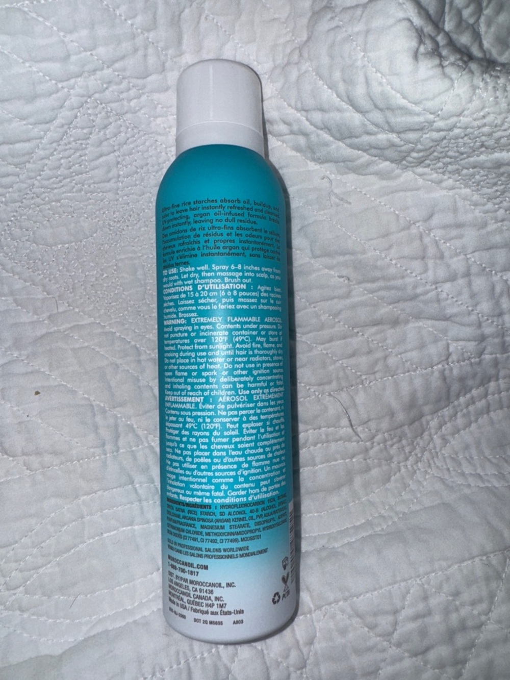 NWT Moroccanoil Dry Shampoo Dark Tones 5.4 oz - Picture 3 of 8